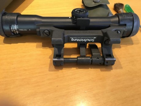 Vendo visor HENSOLDT FERO-z 24 para CETME, muy bueno como puede verse en las fotos. 
375 € más portes.
Saludos. 00