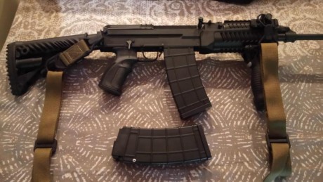 Vendo rifle VZ 58 en cal. 222 Rem. Nuevecito, menos de 500 disparos, con muchos extras y accesorios, el 00