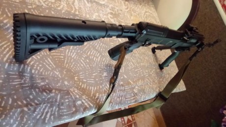 Vendo rifle VZ 58 en cal. 222 Rem. Nuevecito, menos de 500 disparos, con muchos extras y accesorios, el 10