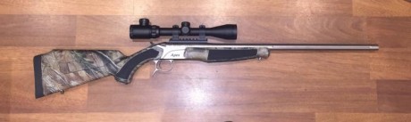 Se vende Bergara Apex, calibre 308w. Con poco uso. 
En acero inoxidable y culata camuflaje.
Muy cuidado. 02