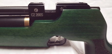 Hola compañeros:

    La siguiente en salir del armero es esta CZ S 200 Green

    Lleva regulador y quick 21