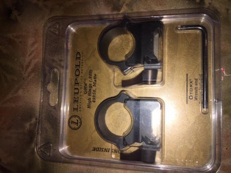 Buenas tardes,
Acabo de comprar un juego de anillas para mi visor, y resulta que son bajas.
Alguien quiere 01