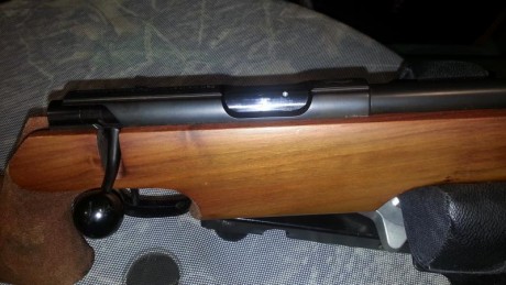 Muy poco usada, en contadas ocasiones. culata de madera especial de tiro, con cañon de 65 cm de largo 00