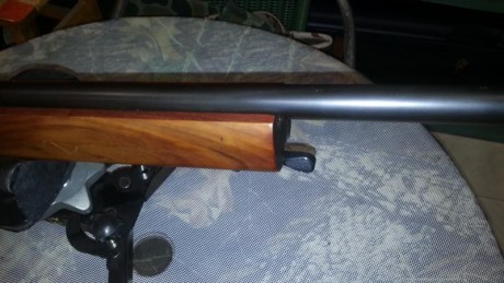 Muy poco usada, en contadas ocasiones. culata de madera especial de tiro, con cañon de 65 cm de largo 12