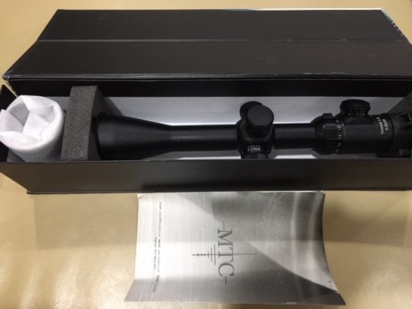 Pongo a la venta por no usar este visor de la casa MTC modelo Genesis LR 5-20x50 con reticula iluminada 10
