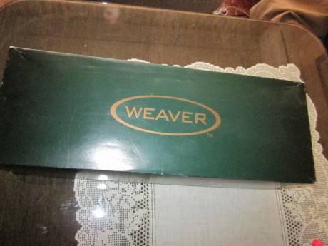 : Hola.
Pongo a la venta, un visor Weaver T24.está en perfecto estado,
lo he usado para tirar Mini F Clas, 01