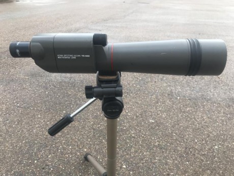   VENDIDO  

Buenas tardes: Vendo telescopio de alta gama de la prestigiosa marca Kowa TS-602. Es idóneo 00