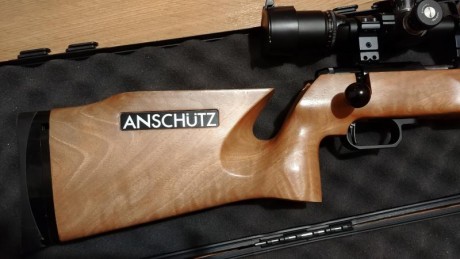 Hola a todos,

Vendo esta magnifica carabina Anschutz 1813 SuperMatch con culata de BR de Nogal

Cañon 11