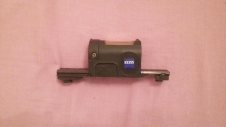 VENDIDO EL RIFLE, queda:
Visor punto rojo Zeiss Z-point
Monturas Apel
El conjunto nuevo pasa de 700 euros
Precio 10