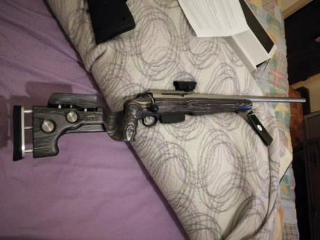 Se vende culata de madera laminada grs sporter varmint para rifles tikka t3x y t3. Con minimo uso. 500 30