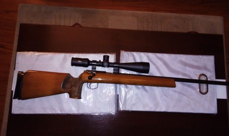 Se vende carabina anchutz 64  en buen estado  375€ sin visor el visor está vendido    atiendo wassap 652 01