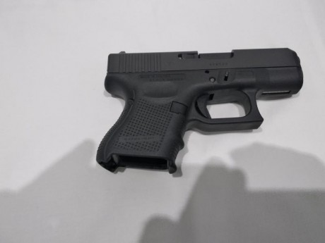 Buenos dias,

Vendo Glock 26 Gen 4 guiada en F.
Se encuentra en Madrid.
Precio: 450€ +gastos de envío.
Impecable.
Para 01