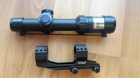 Venta visor Bushnell Ar 1-4x24 , "VENDIDO" estado excelente una vez probado, se envía con su 00