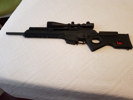 Se vende ha sl8 con visor dos cargadores de 20 y maletín previo 1500 euros teléfono 667 375 211 01