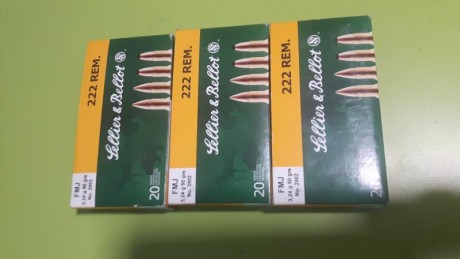 Vendo 63 vainas del 222 de un solo disparo 20 euros.
Rebajadas a 15 euros 00