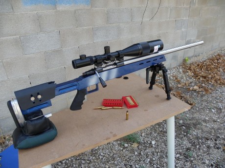 hoy he empezado el rodaje de mi nuevo rifle  :caba:   :caba:   :caba: 
mucho tiempo esperandolo pero ya 02