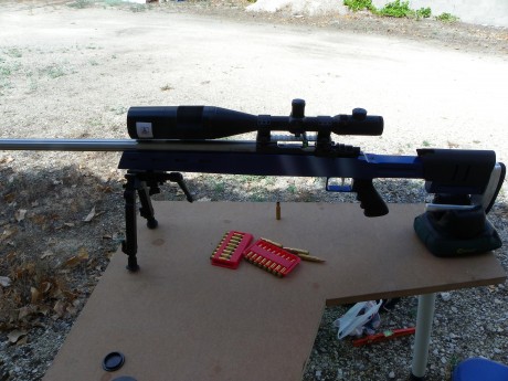 hoy he empezado el rodaje de mi nuevo rifle  :caba:   :caba:   :caba: 
mucho tiempo esperandolo pero ya 00