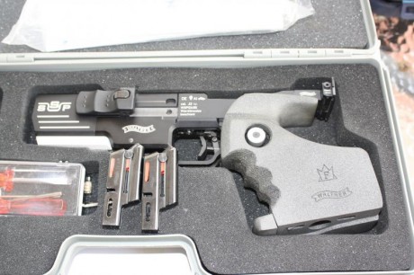 Vendo pistola  Walther SSP  22 SH  por cese de actividad  en perfecto estado muy pocos tiros.
Interesados 00
