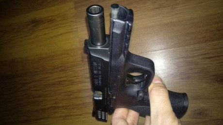 Se vende Smith and wesson mp9 military.
Estado impecable, utilizada para precisión (aunque suene absurdo)
No 01