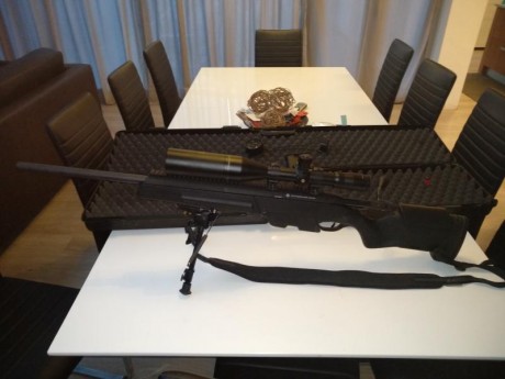 Excepcional rifle diseñado para el tiro de precisión con culata que permite todo tipo de ajustes. 
Se 02