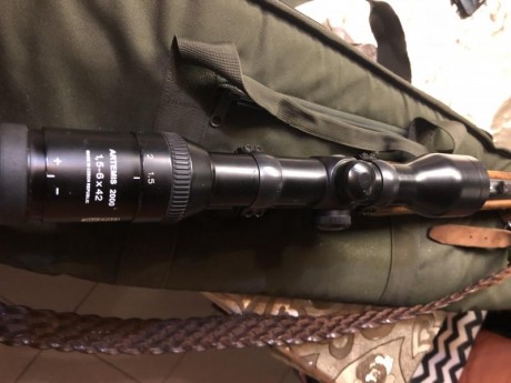 Vendo Meopta Artemis 2.000 VENDIDO
AUMENTOS 1,5-6x42
-TUBO 30 MM
-RETÍCULA 4 A VARIABLE
-LONGITUD 317MM
-CAMPO 01