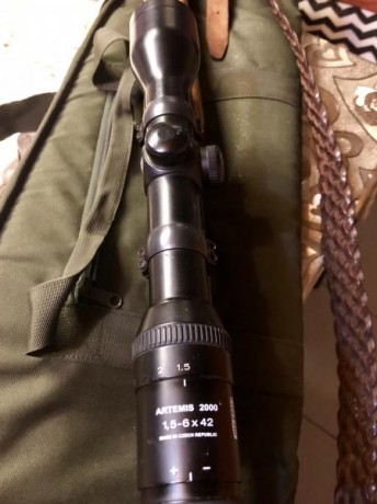 Vendo Meopta Artemis 2.000 VENDIDO
AUMENTOS 1,5-6x42
-TUBO 30 MM
-RETÍCULA 4 A VARIABLE
-LONGITUD 317MM
-CAMPO 00