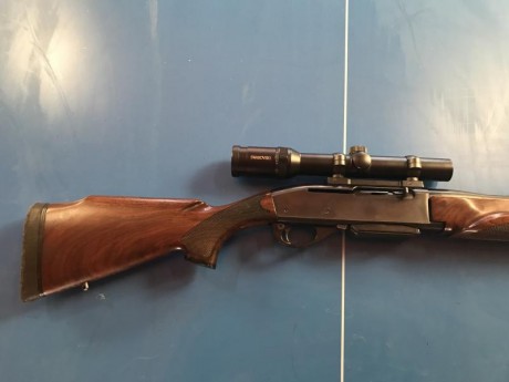 Vendo Remington 750 en cal. 35 whelen con monturas leupold QR y visor Swarovski 1,25-4X24, todo como nuevo, 02