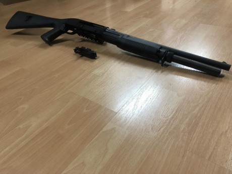 Pongo a la venta mi preciosa Benelli M3 Super 90. El arma está muy bien cuidada y con pocos tiros.
Precio 02