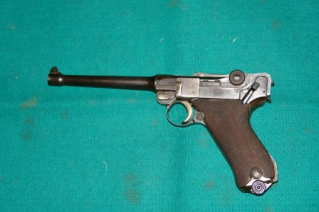 Vendo Luger  P08 cañon 6" Cal. 9 mm Pb
Precio 800 Euros; la pistola esta en Daimiel (Ciudad Real); 00