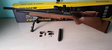 Pues nada, haciendo caja le toca a esta carabina muy ligera e ideal para plinking,
Esta a 21j aunque es 00