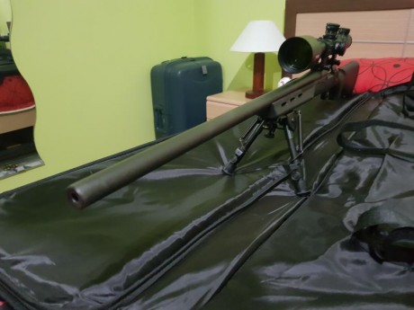 Rifle Remington sps varmint zurdo cal. 308, con visor Whalter PRS 5-30×56 RI, perfecto estado y pocos 02