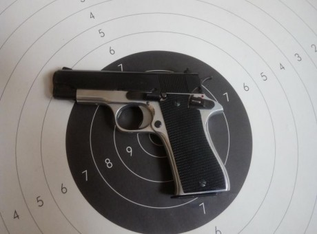 Vendo Star bkm bicolor, en perfecto estado, muy pocos tiros.
Con un cargador  y maletín de transporte.
Guiada 02