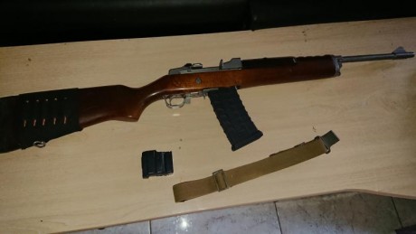Como reza el titulo vendo esta Ruger Mini 14 impecable por querer adquirir una Colt Sporter A1(preferentemente) 00
