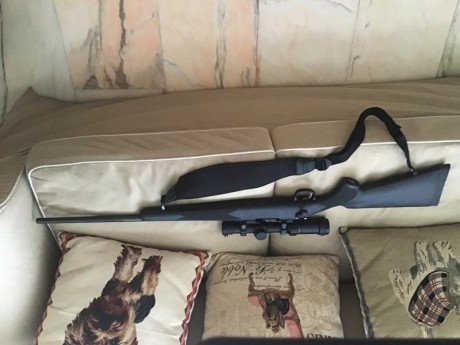 Vendo Rifle Marlin solo se dispararon 5 balas calibre 708 con visor de Montería 1-4 x24 con retícula iluminada. 02