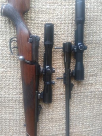 Vendo Máuser 66 S calibre 8x68 y cañón adicional 6,5 x68. Ambos con visores Schmidt & Bender 1,5-6 02