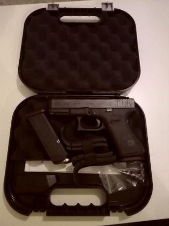 Buenos días.
Vendo GLOCK 19 9mm generación 5 con menos de 7 meses (primer y unico dueño) y alrededor de 02