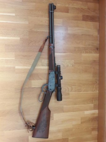 Vendo rifle Winchester modelo 94 AE calibre 30/30.
Es de expulsion lateral lo que permite colocar visor.
Tiene 01