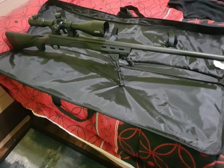 Vendo rifle Remington SPS Varmint zurdo cal. 308. Estado como nuevo , solo tiro 3 cajas en campo de tiro, 02