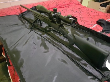 Vendo rifle Remington SPS Varmint zurdo cal. 308. Estado como nuevo , solo tiro 3 cajas en campo de tiro, 01