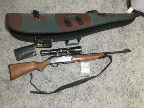 Vendo equipo de caza Mayor: precio 1.750 Euros.
Rifle semiautomático Winchester modelo SXR VULCAN cal. 02