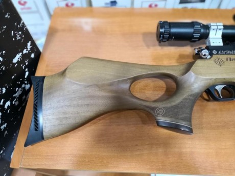 VENDO POR FALTA DE USO CARABINA DAYSTATE MTC MADERA 5.5. APENAS USADA. CON ESTUCHE PLASTICO. 2 CARGADORES. 00