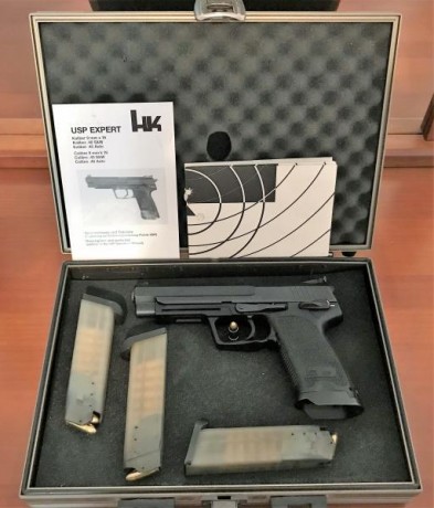 Se vende pistola Heckler & Koch USP Expert en calibre 9mm Parabellum, una de las pistolas más precisas 50