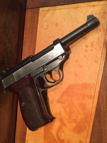 Se vende Walther P38 ac41 9para. fabricada en Mayo de 1941, pavon original con todos los numeros y marcajes 01