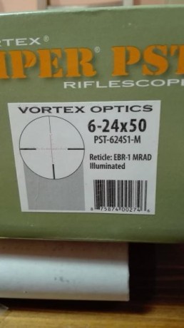 Vendo o cambio (esta puesto en seccion cambios) Visor Viper PST 6-24 X 50 , reticula EBR 1 Miliradian, 11