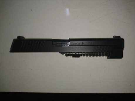 Se vende arma Sig Sauer en perfectas condiciones de uso con carril picatinny. Cuenta con dos cañones, 10