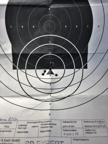 Se vende pistola Heckler & Koch USP Expert en calibre 9mm Parabellum, una de las pistolas más precisas 80