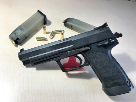 Se vende pistola Heckler & Koch USP Expert en calibre 9mm Parabellum, una de las pistolas más precisas 90