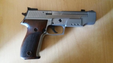 Hola a todos.
Vendo una estupenda pistola Sig Sauer P 226 S.
Es una magnífica pistola de precisión en 130