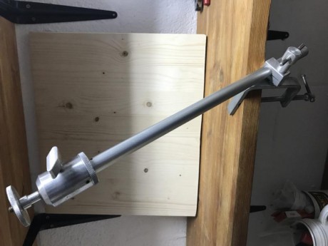 Vendo este soporte para telescopio,fabricado casi todo el en aluminio pera tener poco peso,todas las piezas 01