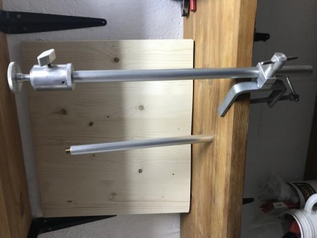 Vendo este soporte para telescopio,fabricado casi todo el en aluminio pera tener poco peso,todas las piezas 00
